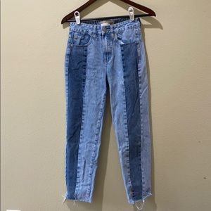 Garage two-tone jeans